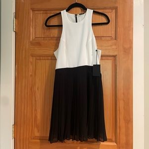 NBD NWT Black and White Dress